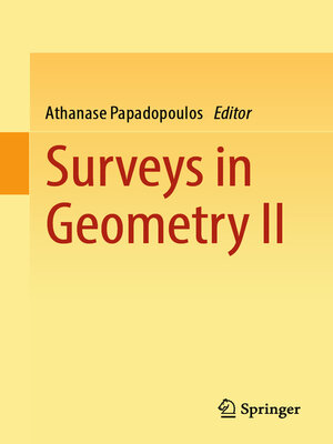 cover image of Surveys in Geometry II